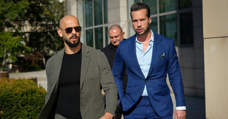 Andrew Tate and His Brother Are Said to Leave Romania for the U.S.