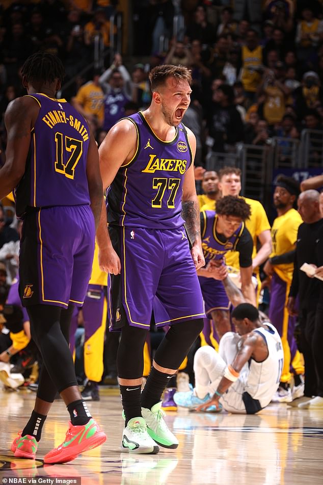 Luka Doncic sends NBA fans into meltdown as Lakers star haunts former team in dramatic win against Mavericks