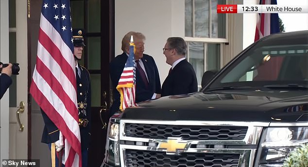 Lip reader reveals what was said when Starmer and Trump’s mics were off…and which leader called the other ‘handsome’