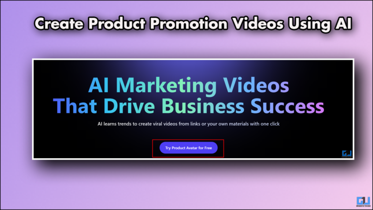 How to Create Product Promotion Videos Using AI For Free