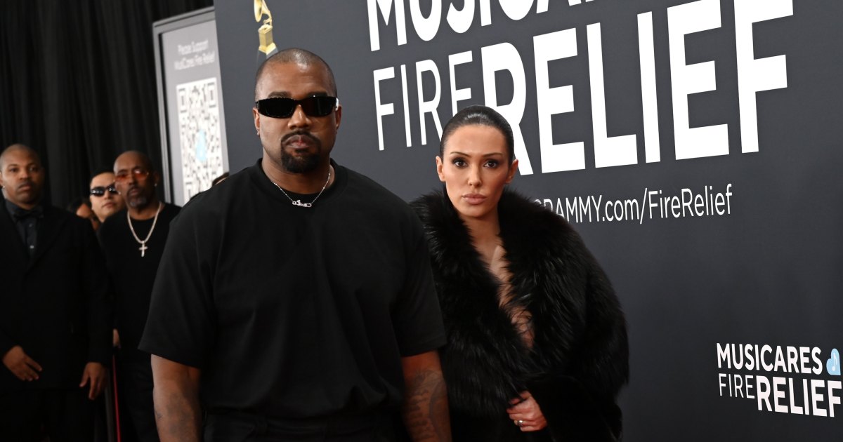 Kanye West and Bianca Censori