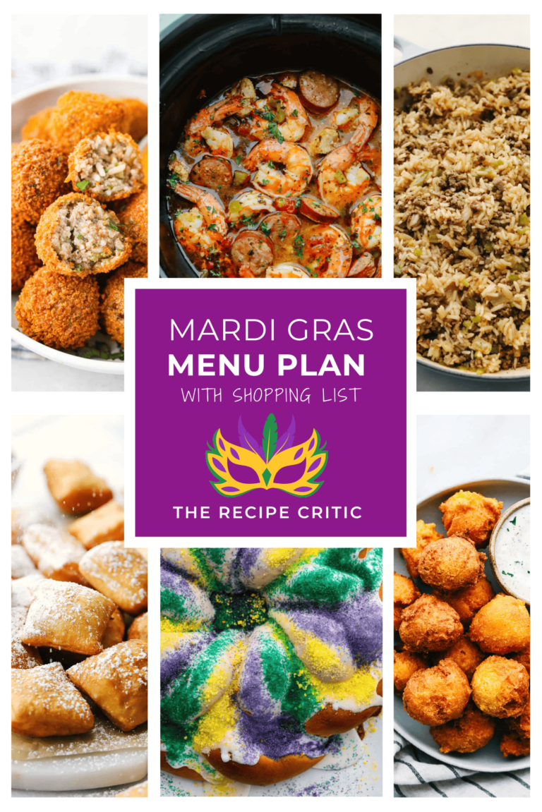Mardi Gras Menu Plan | The Recipe Critic