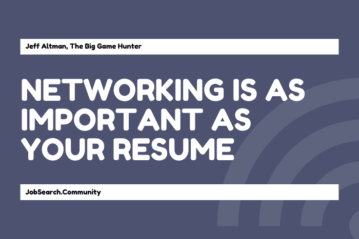 Networking Is As Important as Your Resume #shorts