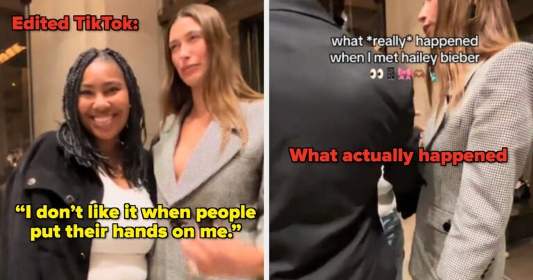 Hailey Bieber Viral Video Edited To Make Her Look Bad