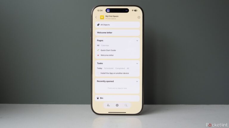 This phone app is like a locally-stored, encrypted Notion