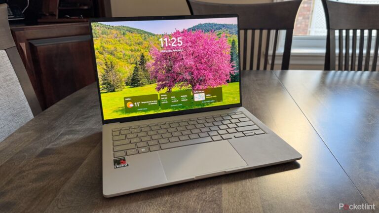 The Asus Zenbook A14 is so light that going back to my MacBook Air feels like lugging a brick