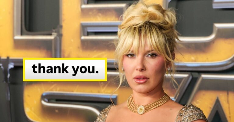 After Her Recent Photos Sparked Criticism Over Her Appearance, Millie Bobby Brown Succinctly Responded