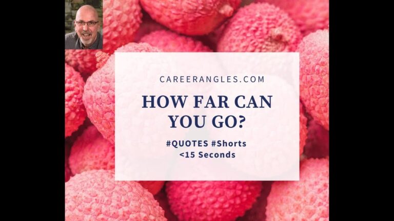 How Far Can You Go?