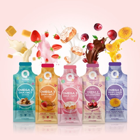 Marine Algae Supplement Ranges : O3Omega® Smoothies