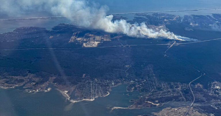 Brush Fires Break Out on Long Island, Prompting Highway Closure