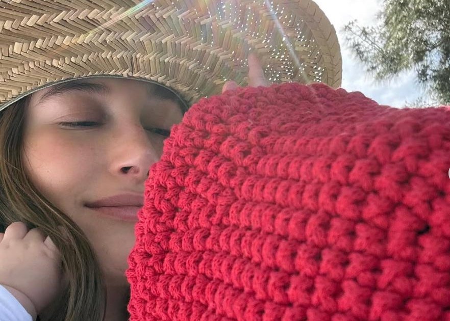 Hailey Bieber Cuddles Up to Son Jack Blues in New Photo
