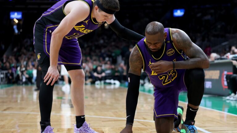 Social media reacts to LeBron James’ groin injury: No. 2 seed off the table now for L.A.
