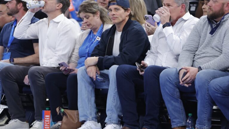 LOOK: James Marsden at the Nuggets-Thunder game and other pictures of the day in the NBA