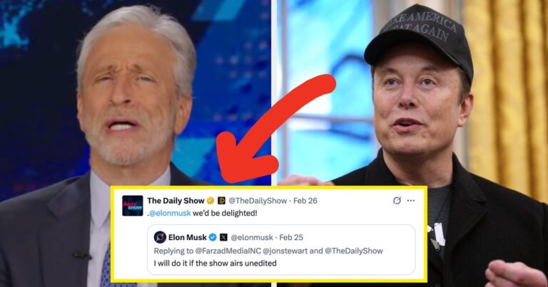 Jon Stewart Blasts Elon Musk Over Daily Show Invite