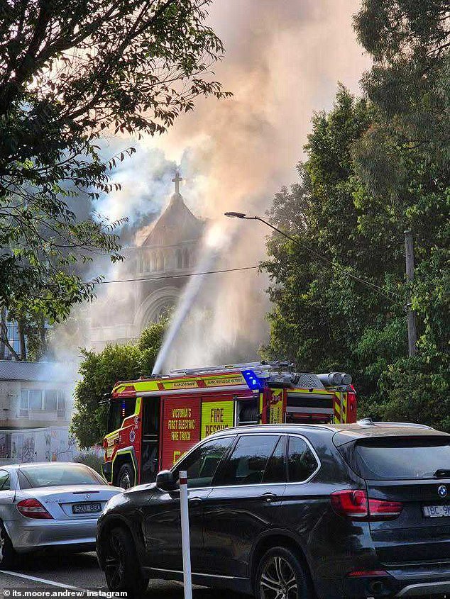 Explosive twist in ‘suspicious’ blaze that ravaged suburban church and sent smoke billowing through city