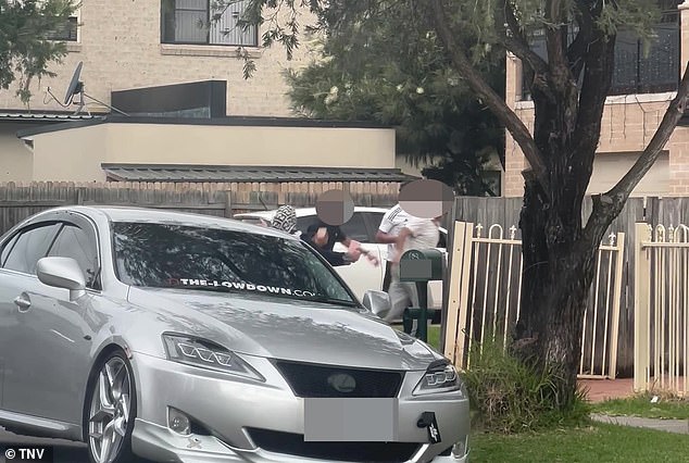 Update after BRICKS were hurled during wild street brawl in Fairfield