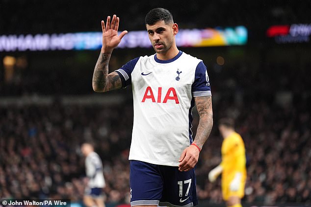 Injured Tottenham star called up to Argentina squad for World Cup qualifiers – despite being sidelined for Spurs since the start of December