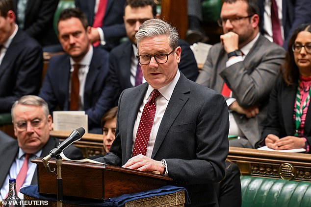 Keir Starmer ‘engaging with key allies’ at ‘very serious moment’ as he holds off criticising Trump for pulling US military aid to Ukraine – just hours after PM said the president would not do it