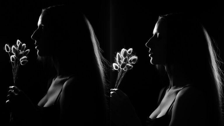 How I got the photo: Peta in silhouette