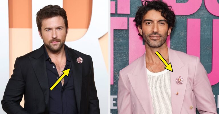 Brandon Sklenar And Justin Baldoni Wear Same Pin