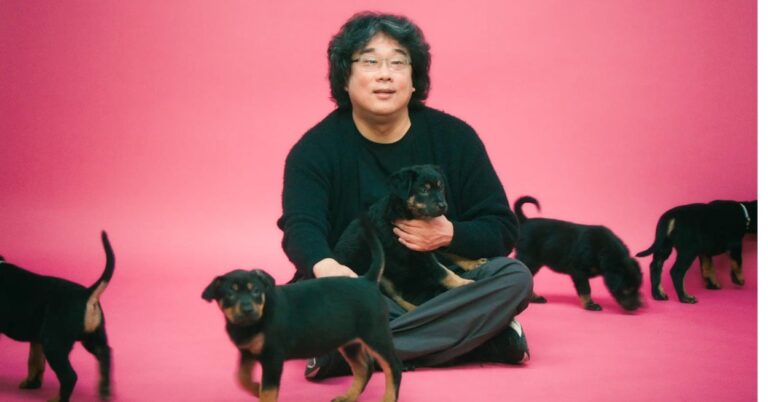Bong Joon Ho Just Answered A Ton Of Questions While Playing With Puppies