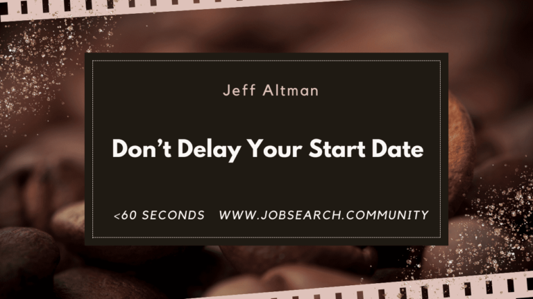 Don’t Delay Your Start Date #shorts