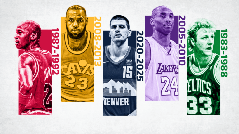 The best five-year peaks in NBA history