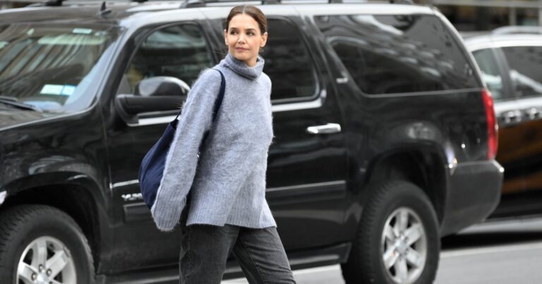 Katie Holmes’ Cozy Sweater Sold Out — This $30 Version Didn’t!