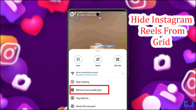 How to Hide Collab Reel from Post Tab on Your Instagram Profile