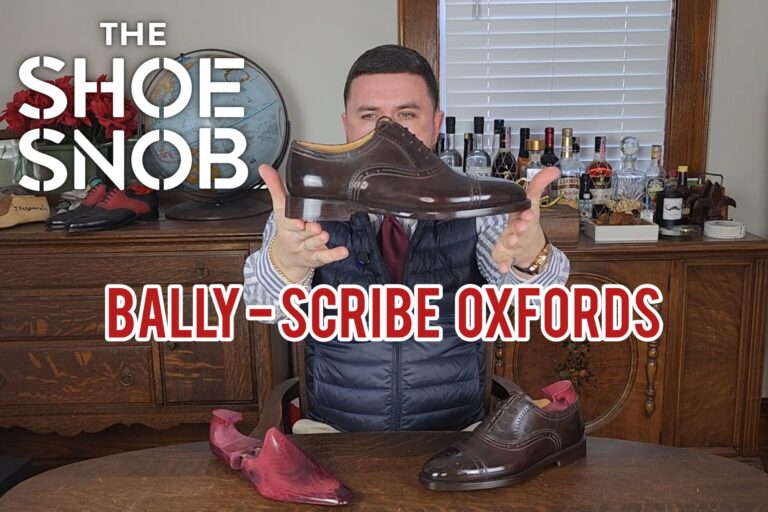 Bally Scribe Unboxing – The Shoe Snob