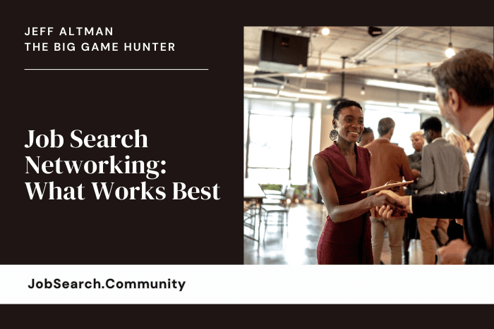 Job Search Networking: What Works Best #shorts