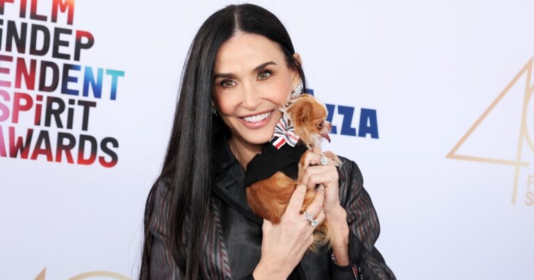Demi Moore’s Dog Pilaf Shares Words of Support After 2025 Oscars Loss