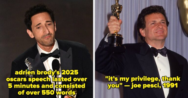 10 Celebrities Who Went Way Over The Time Limit While Giving Oscars Acceptance Speeches Vs. 10 Who Couldn’t Have Kept Things Shorter If They Tried