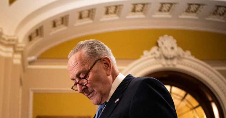 Takeaways ​From ​The Times Interview ​With Chuck Schumer About the Federal Spending Bill