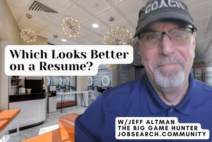 Which Looks Better on a Resume? #shorts