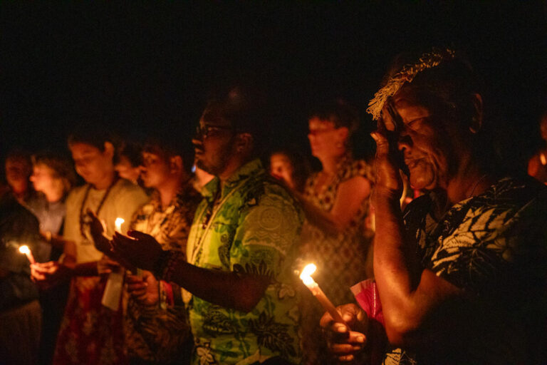 40 years since evacuation due to US nuclear tests, Greenpeace and displaced Rongelap community honour commitment to nuclear and climate justice fight