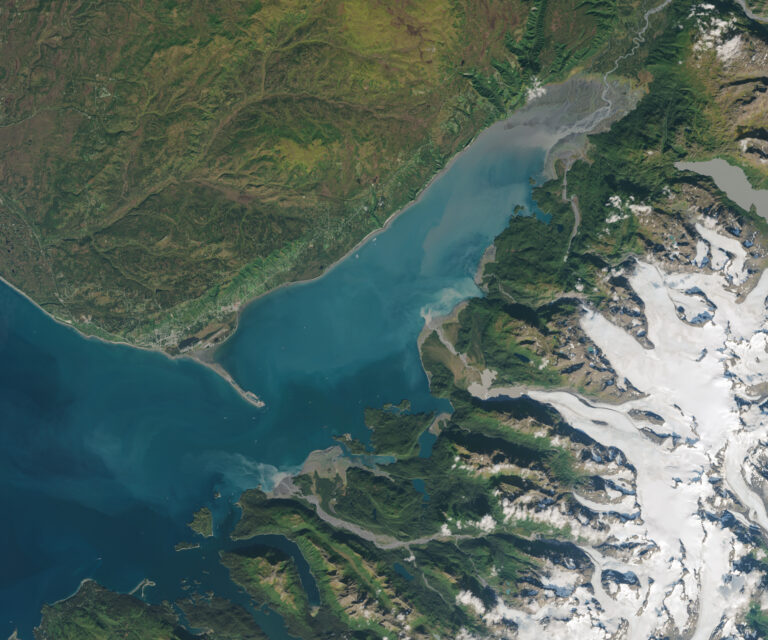 Kachemak Bay’s Stony Waters – NASA
