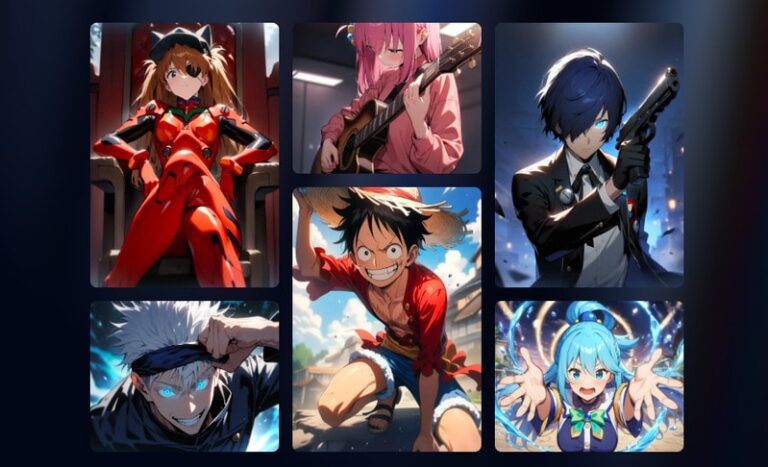 Anime Character Generators : AniGenie