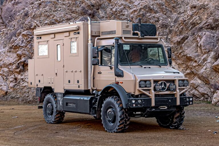 Carbon-Shelled Camper Trucks : Armadillo Crawler S