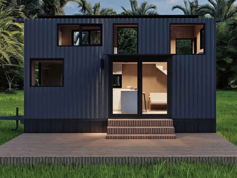 Stealthy Compact Comfortable Homes : coral tiny home