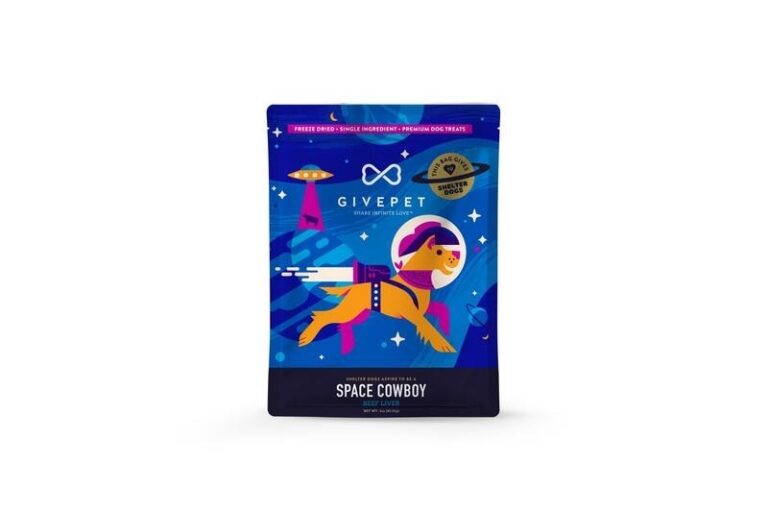Space-Themed Dog Treats : freeze dried dog treat