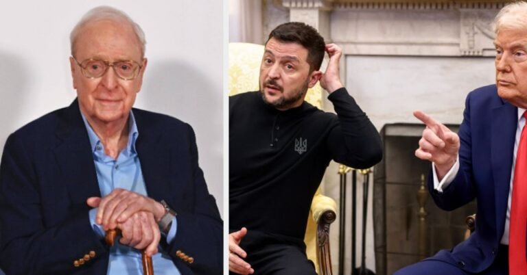 Michael Caine's Response To The Trump/Zelensky Fight Is Going Viral