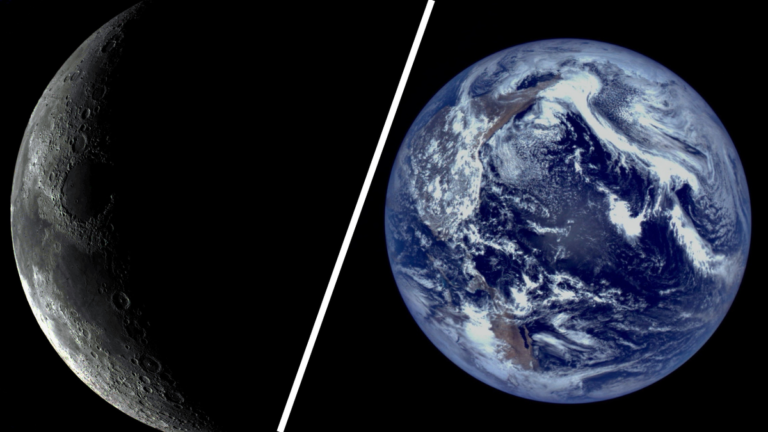 See Earth shine like a Blue Marble in this stunning photo by Japan’s private Resilience moon lander