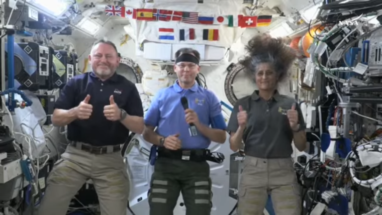 ‘Stuck’ NASA astronauts on ISS grilled on Earthly politics as long 9-month mission nears end. ‘From my standpoint, politics is not playing into this at all.’