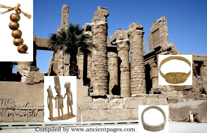 Beautiful Ancient Egyptian Jewelry From The 26th Dynasty Unearthed At Karnak Temples