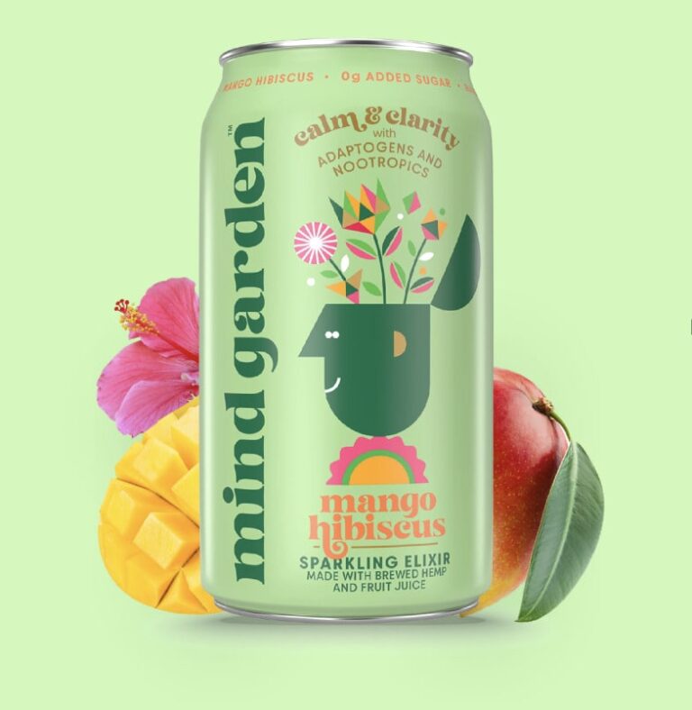 Mindfulness-Focused Fruity Sparkling Beverages : mind Garden