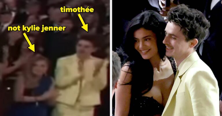 Although Kylie Jenner Joined Boyfriend Timothée Chalamet At Last Night’s Oscars, It Was Actually His Mom Who Was Sitting Next To Him When His Category Was Announced
