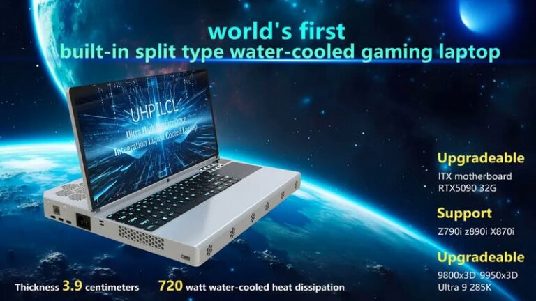 Liquid-Cooled High-Performance Laptops : UHPILCL