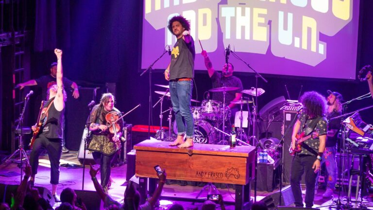 ‘We should be living on Mars by now!’ Red Planet and Voyager 1’s Pale Blue Dot steal the spotlight in NYC rock show