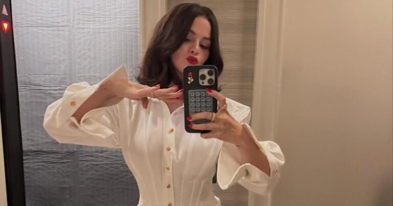 Selena Gomez’s Chic Spring Style: White Outfits With Red Accents